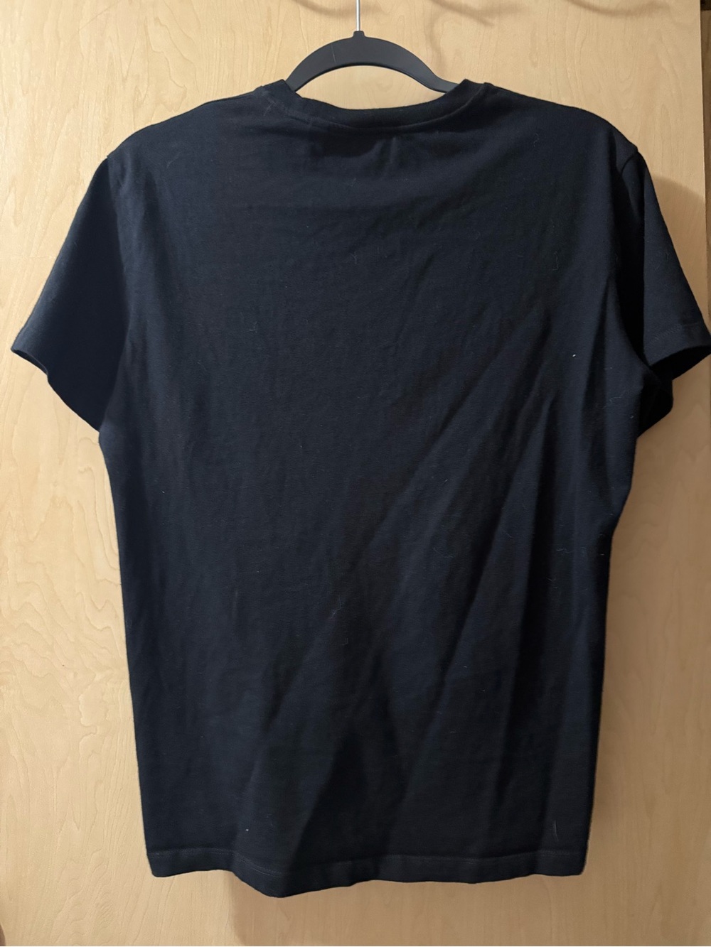 Burberry Black Short-Sleeve Logo T-Shirt with Vintage Check Inset - Picture 2 of 5